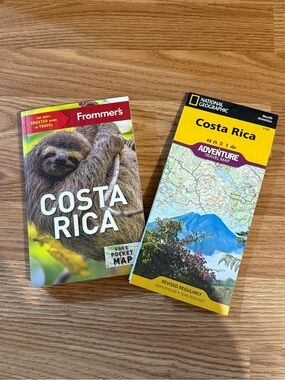 Costa Rica travel guide and National Geographic Map